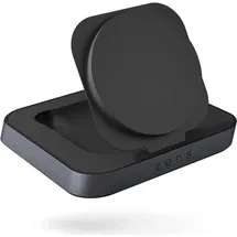Zen ZENS Nightstand Charger - Kabelloses Ladegerät + AC-Netzteil - 15 Watt, - Apple Fast Charge - Schwarz
