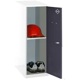 Proregal AMEGO Garderobenschrank 91,5x30x50 cm anthrazit-weiß