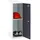 Proregal AMEGO Garderobenschrank 91,5x30x50 cm anthrazit-weiß