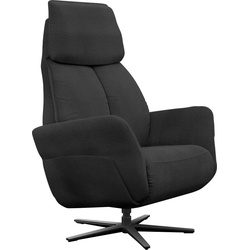 Relaxsessel ADA TRENDLINE „Thimo“ Sessel Gr. Struktur fein XBO, motorisch mit Aufstehhilfe, Kopfstützenverstellung-Relaxfunktion-Drehfunktion-Aufstehhilfe, B/H/T: 84 cm x 117 cm x 90 cm, schwarz (schwarz xbo 10) Lesesessel und Relaxsessel in Größe L, Liegefläche 185cm, verstellbar, optional mit Aufstehhilfe