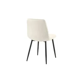 CLP 4er Set Esszimmerstühle Antibes cremeweiß