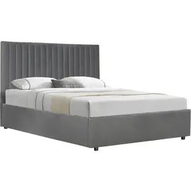 Habitat et Jardin Bett mit Bettkasten Mia - 160 x 200 cm - Grau