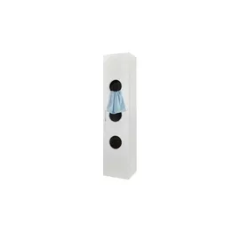 Sconto Wäscheschrank 40 x 185 x 68 cm Weiß