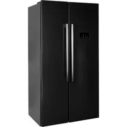 Bauknecht SBS C90 BL Dual Cool Total NoFrost Side-by-Side Kühlschrank, Schwarz