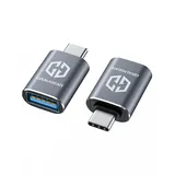 GRAUGEAR USB 3.2 Gen2 2 Stücke Adapter aus Aluminium, 10Gbps
