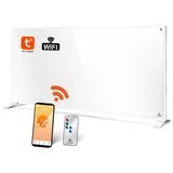 Kesser KESSER® Infrarotheizung Energiesparend Infrarot 2in1 Standgerät & Wandmontage Elektroheizung mit Fernbedienung Thermostat & App-Steuerung Timer Elektrisch Heizpaneel Heizung Konvektor Standfüße