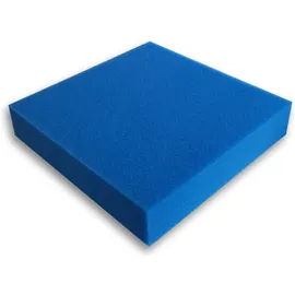 Wiltec Brunnen - Gartenteich, Filtermatte Schaumstoff 50 x 50 x 10 cm feine Porung 30 ppi für Teichfilter Aquarienfilter Filter