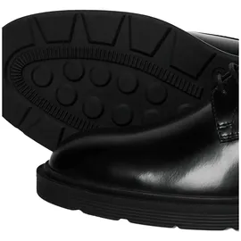 JACK & JONES JACK&JONES Herren JFWDAX Leather LACE STYD NOOS Schnürhalbschuhe, Anthracite, 42 EU