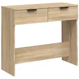 vidaXL Konsolentisch Sonoma-Eiche 90x36x75 cm Holzwerkstoff