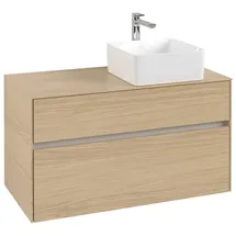 Villeroy & Boch Collaro Waschbeckenunterschrank 100 x 55 cm Nordic Oak