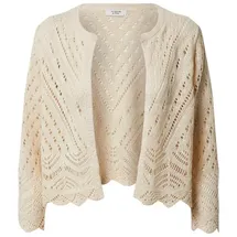 Jacqueline de Yong JDYSUN 3/4 Cropped Cardigan Beige XS