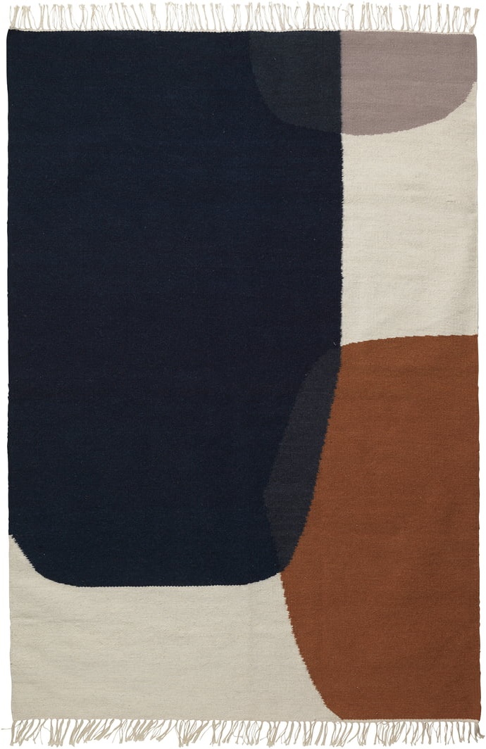 ferm LIVING - Kelim Rug, Merge, 140 x 200 cm