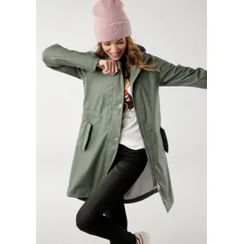 KangaROOS Regenmantel Kordel zur flexiblen Regulierung, winddicht & wasserabweisend grün 42