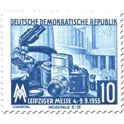 Briefmarken Leipziger Herbstmesse 1955, Michel-Nr. 479-480, postfrisch