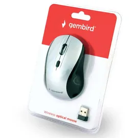 Gembird MUSW-4B-02 Wireless Mouse schwarz/silber