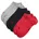 3er Pack Rot/Grau/Schwarz 47-49