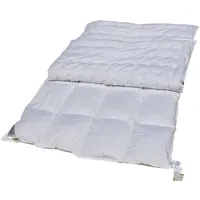 Betten Hofmann Combi Vierjahreszeiten Daunenbett Daunendecke Bettdecke 135x200 cm für alle Jahreszeiten, Naturprodukt, waschbar