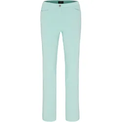 Stoffhose GOLDNER "Leichte Baumwoll-Hose ANNA", Damen, Gr. 50, N-Gr, grün (mintgrün), Obermaterial: 98% Baumwolle CO. 2% Elasthan EL., Hosen Stoffhose
