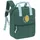 Lässig Mini Square Backpack Lemon/Dunkelgrün