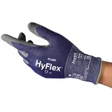 Ansell HyFlex 11-561 Schnittschutz-Handschuhe, Atmungsaktive Nitril-beschichtung, Höchste Weiterreißfestigkeit, Dünne Arbeitshandschuhe Herren Damen, Waschbare, Blau, Größe L (1 Paar)