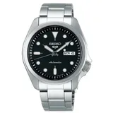 Seiko 5 Sports SRPE55K1 100m Stahl schwarzes Zifferblatt