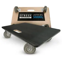 STROXX Transportroller 600X400 MM 500KG Tragkraft Rollbrett