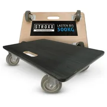 STROXX Transportroller 600X400 MM 500KG Tragkraft Rollbrett