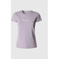 Pepe Jeans New Virginia Kurzarm-t-shirt - Lilac - XS