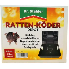 Dr Stähler Dr. Stähler Rattenköder-Depot mit Schlagfalle, 1 Stück