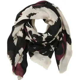 Betty Barclay Damen Tuch mit Blumenprint ACC, Cream/Dark Red - Einheitsgröße