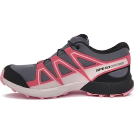 Salomon Speedcross Waterproof Kinder Grau/Blau 36
