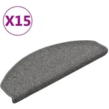 vidaXL Stufenmatte 65 x 24 cm Dunkelgrau