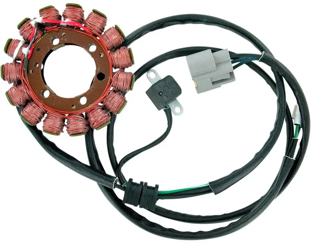 Moose Utility Division Yamaha Yfm 550 Fg 4x4 Grizzly 09-12/fwa 4x4 Grizzly 12/700 Fg 4x4 Grizzly 08-12 Stator - Silver / Cooper - One Size