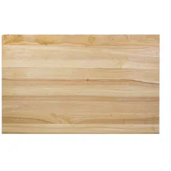 Bolero rechteckige Tischplatte Natur vorgebohrt 110 x 70cm