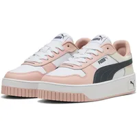 Puma Carina Street Plateau Sneaker Damen 45 white/strong gray/rose quartz 40