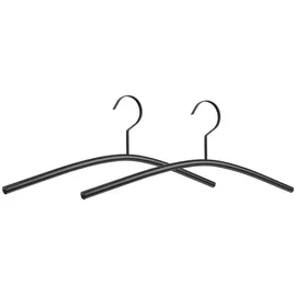 Songmics Kleiderbügelset, Schwarz, Metall, 45 cm, Garderobe, Kleiderbügel