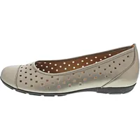 Gabor Damen Klassische Ballerinas, Frauen Ballerinas,Ballerina-Schuhe,Ballett-Schuhe,Ballet-Flats,flach,Ballerinen,Mutaro (Mocca),35 EU / 2.5 UK - 35 EU