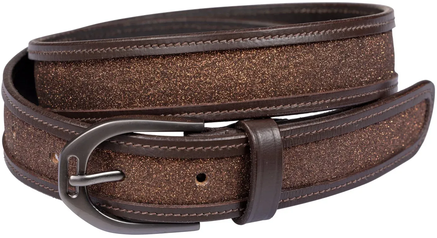 Cheval de Luxe Gürtel mit Glitzerdesign choco brown 100
