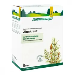 Zinnkraut Saft Schoenenberger Heilpflanzensäfte