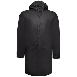 Rains Regenjacke Unisex Schwarz L