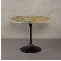 MAGNA Atelier Esstisch Tokio mit exklusiver Marmor Tischplatte, Küchentisch, Dining Table, seltener Naturstein, Unikat, 96x76cm bunt