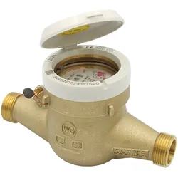 Mehrstrahl Hauswasserzähler 1 Zoll AG 190 mm Kaltwasser Wasseruhr