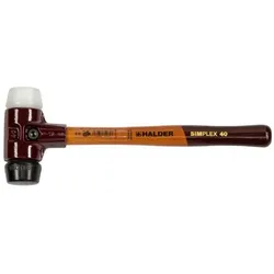 Halder SIMPLEX-Schonhammer 40  GUMMIK./NYLON TE SIMPLEX-