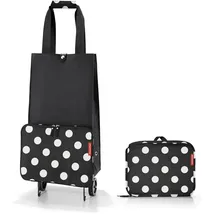 Reisenthel Foldabletrolley dots white 66 x 29 x 27 cm