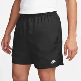 Nike Club Flow-Webshorts Herren Black/White S