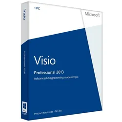 Microsoft Visio 2013 Professional | Vollversion | Produktschlüssel + Download