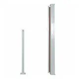 vidaXL Seitenmarkise 120 x 300 cm Braun Polyester