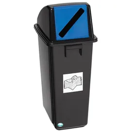 Proregal Wertstoffsammler 58 l Schwarz-Blau
