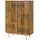 MASSIVMOEBEL24.DE Highboard Mango 110x40x150 hellbraun geölt MIAMI #115