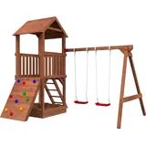 Palmako Spielturm JESPER SET 3 361 x 304 x 314 cm Braun